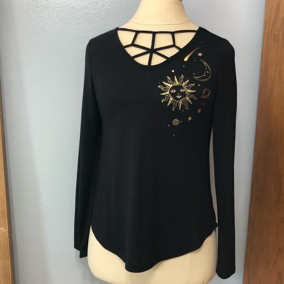 Mudd Other - Girls’ Sun, Moon, and Stars Top